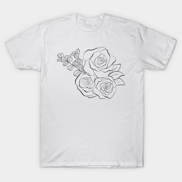 Roses T-Shirt by The Letters mdn